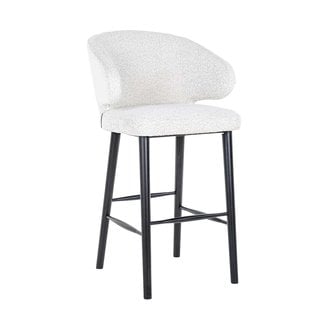 Richmond Interiors  Barstoel Indigo White Bouclé (Copenhagen 900 Bouclé White)