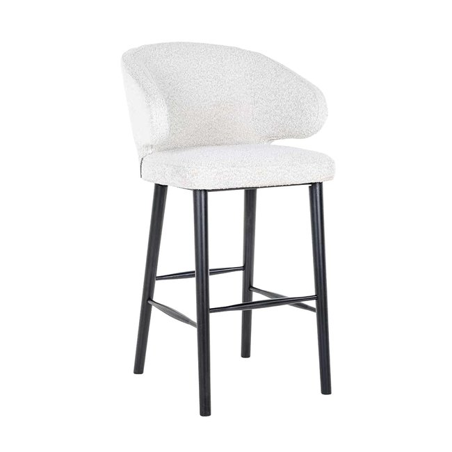 Richmond Interiors  Barstoel Indigo White Bouclé (Copenhagen 900 Bouclé White)