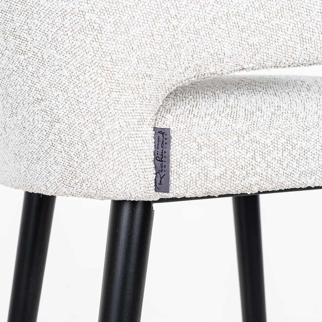 Richmond Interiors  Barstoel Indigo White Bouclé (Copenhagen 900 Bouclé White)