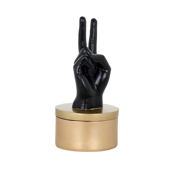 Richmond Interiors  Juwelen box Justa zwart goud