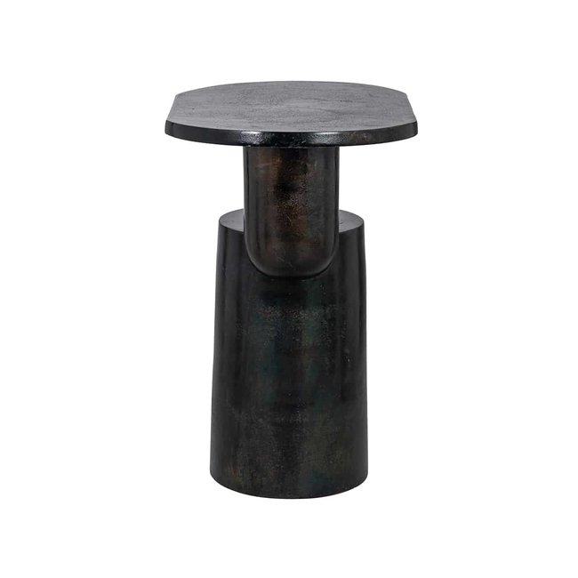 Richmond Interiors  Richmond Interiors Bijzettafel Denzell - Zwart Aluminium