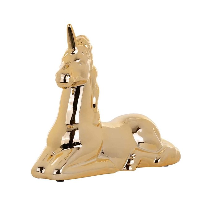 Richmond Interiors  Richmond Interiors Unicorn Deco Object - Goud