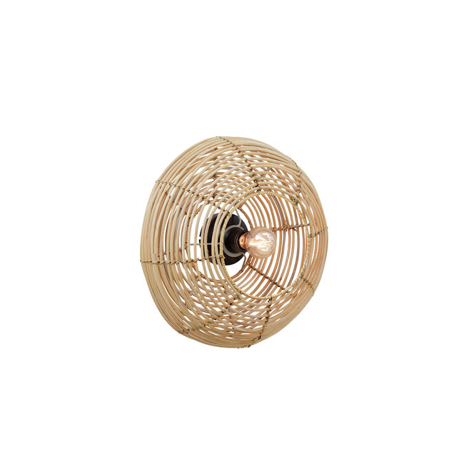 Light en Living Wandlamp Ø40x15 cm MILAN rotan  naturel