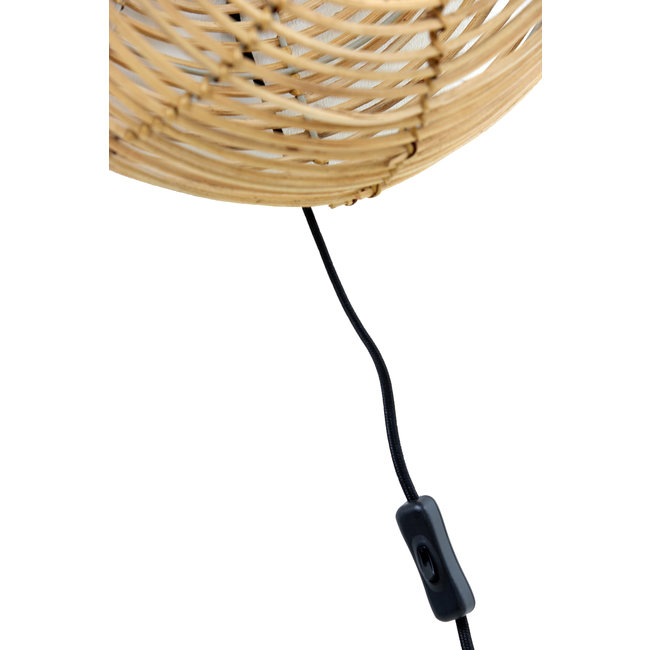 Light en Living Wandlamp Ø40x15 cm MILAN rotan  naturel