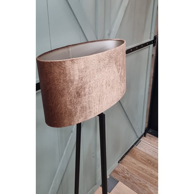 Light en Living Kap ovaal recht smal 45-21-22 cm LUBIS  bruin
