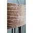 Light en Living Ovale lampenkap PRAYA bruin 45x21x22 cm - Light & Living