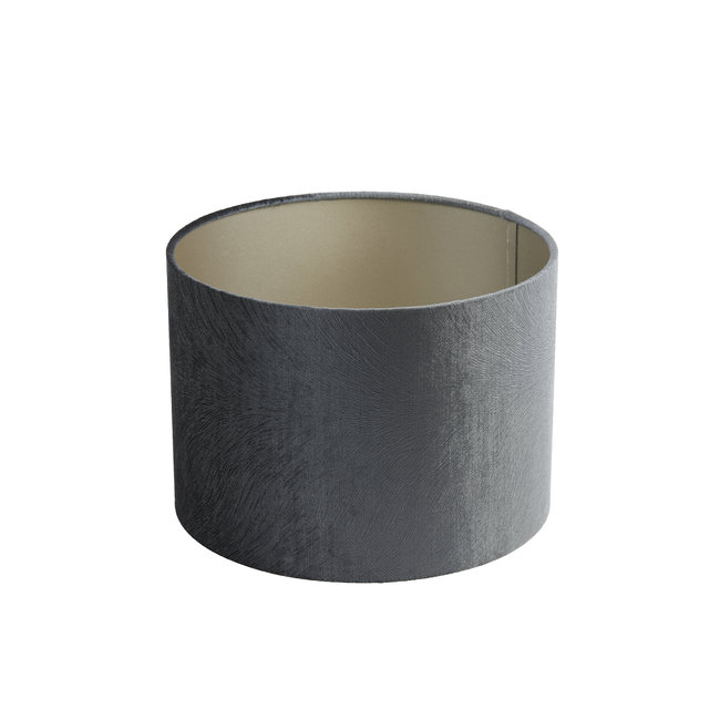 Light en Living Lampenkap cilinder 30-30-21 cm LUBIS grijs