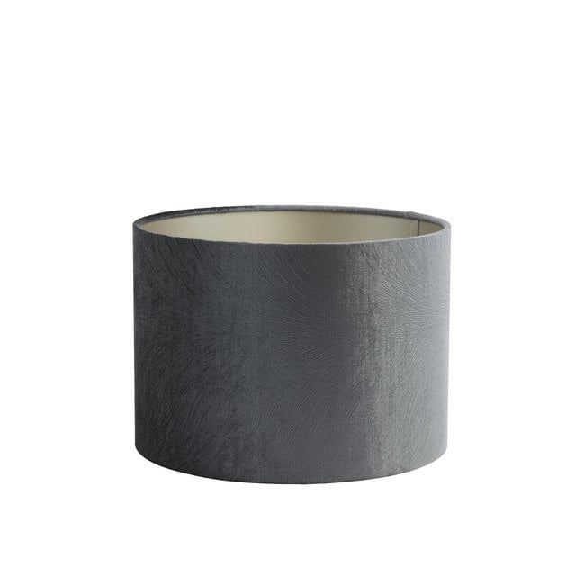 Light en Living Lampenkap cilinder 30-30-21 cm LUBIS grijs