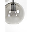 Light en Living Hanglamp 10L 124x35x120 cm SUBAR mat zwart & smoke glas