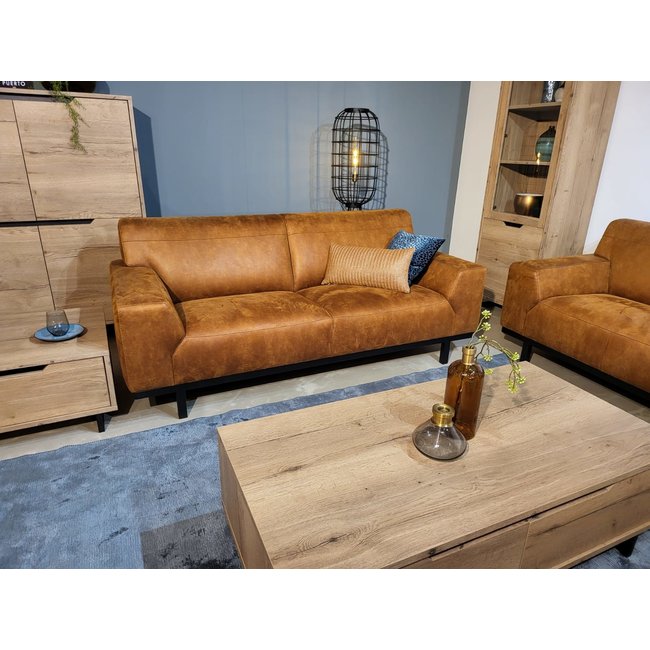 WoonMax Lederen bank Power A1 - Modulair en Comfortabel