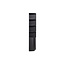 Woood Finca Opbergkast Rond Links 78 Cm Zwart [fsc]