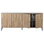Woood New Gravure Dressoir 200 Cm Eiken Blanke Lak [fsc]