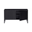 Woood New Gravure Tv Meubel 100 Cm Grenen Zwart [fsc]