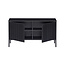 Woood New Gravure Tv Meubel 100 Cm Grenen Zwart [fsc]