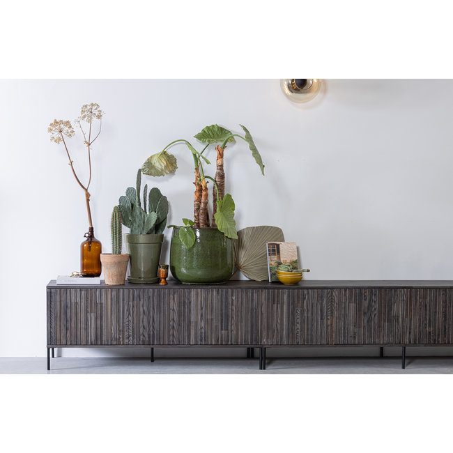 Woood New Gravure Tv Meubel 150 Cm Essen Espresso [fsc]