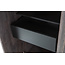 Woood New Gravure Hoge Kast Met Lade Essen Espresso [fsc]