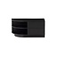 Woood Finca Tv Meubel Rond Links 78 Cm Grenen Zwart [fsc]