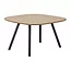 Woood Combi-tablo: Organisch Eiken 130x130 showroommodel