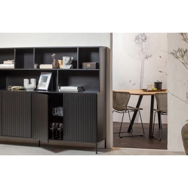 Woood Combi-tablo: Organisch Eiken 130x130 showroommodel