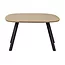Woood Combi-tablo: Organisch Eiken 130x130 showroommodel