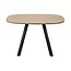Woood Combi-tablo: Organisch Eiken 130x130 showroommodel