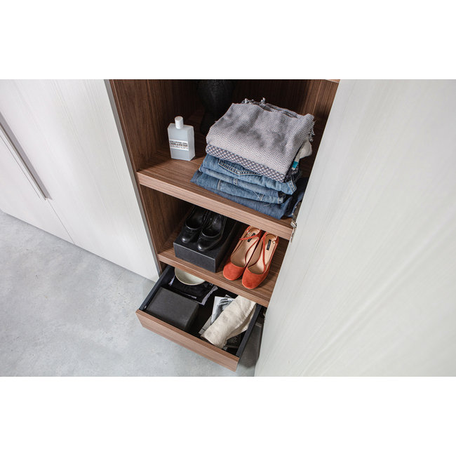 Woood Rens - 3 Drs Hang/legkast Greep Lang Noten/kiezelgrijs [fsc]