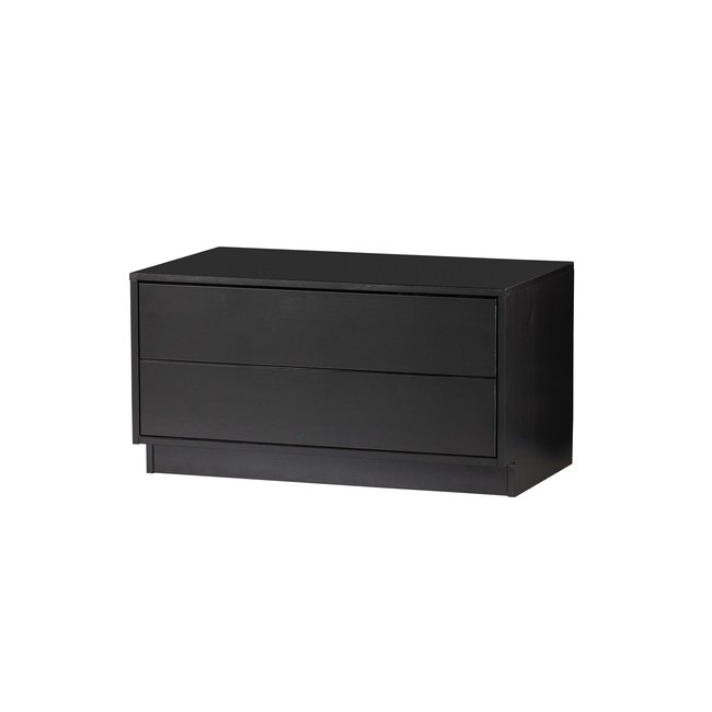 Woood Finca Tv Meubel 75cm Grenen Zwart [fsc]