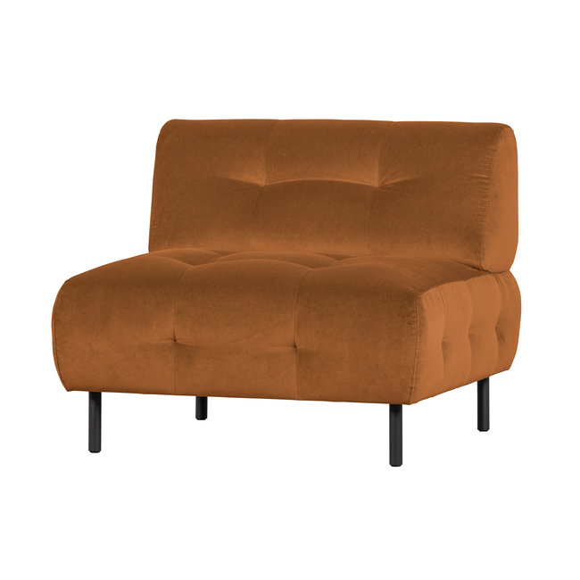 Woood Lloyd Fauteuil Gewassen Fluweel Cinnamon