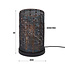 WoonStijl Tafellamp armor tube / Zwart bruin