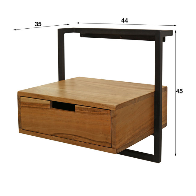 WoonStijl Nachtkastje air solid