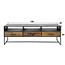 WoonStijl TV meubel Blend met 3 laden - Industrieel Design