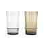 By Boo Drink glas Bubble groot - bruin