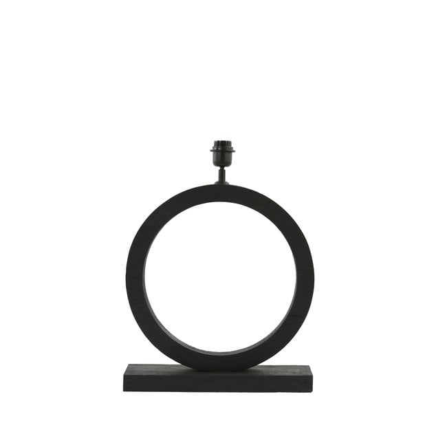 Light en Living Lampvoet 41x13x55 cm TINAR hout mat  zwart