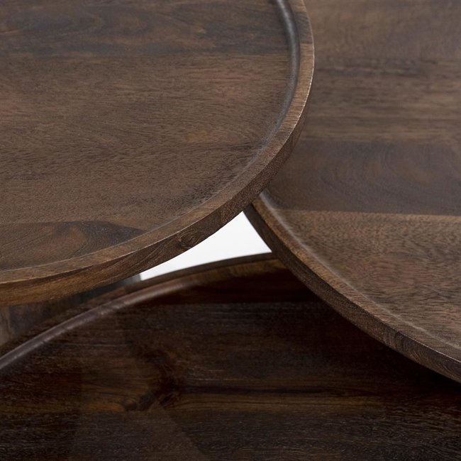 Eleonora Salontafel Ron 66x39 - bruin