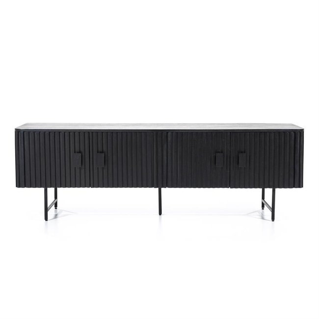 Eleonora TV meubel Remi 4-drs. - zwart