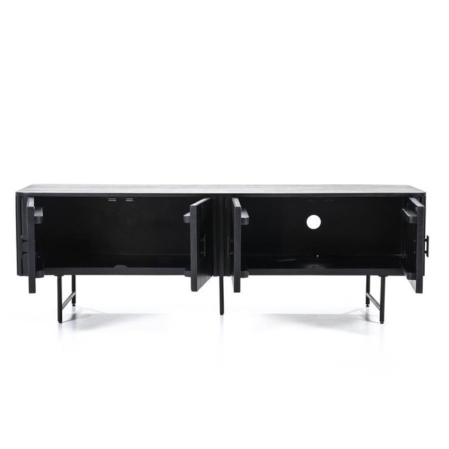 Eleonora TV meubel Remi 4-drs. - zwart