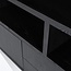 Eleonora Kabinet Helsinki 200x220cm 2-delig 4-drs. 2 laden - zwart