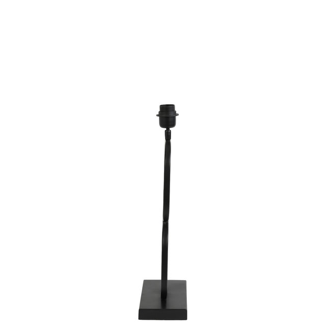 Light en Living Light & Living Lampvoet LUTIKA - Mat Zwart - 23x11,5x46 cm