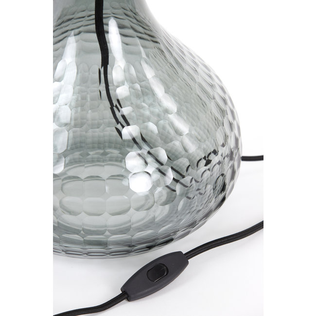 Light en Living Lampvoet Ø25x42 cm MAEKO glas smoke  grijs