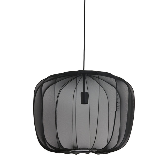 Light en Living Hanglamp Ø60x45 cm PLUMERIA zwart van Light & Living
