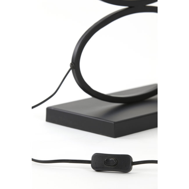 Light en Living Lampvoet STELIUS mat  zwart - 33x17x42 cm