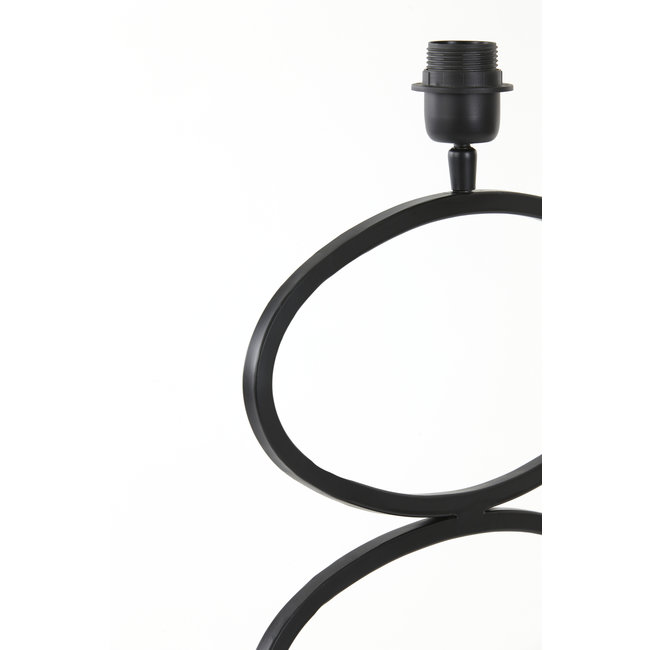 Light en Living Lampvoet STELIUS mat  zwart - 33x17x42 cm