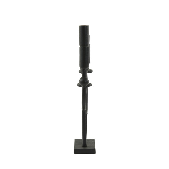 Light en Living Kandelaar 4L 23x6x39 cm NIMARI mat  zwart