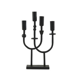 Light en Living Kandelaar 4L 23x6x39 cm NIMARI mat  zwart