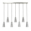 WoonStijl Hanglamp 7L kegel stone