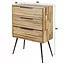 WoonStijl Ladekast 3L Teca strip