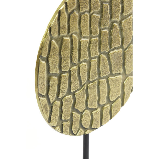 Light en Living Ornament op voet PERSEGA antiek brons - 2 maten