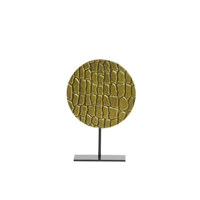 Light en Living Ornament op voet PERSEGA antiek brons - 2 maten