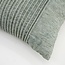 By Boo By-Boo Kussen Lineas 45x45 cm - Stijlvol groen sierkussen