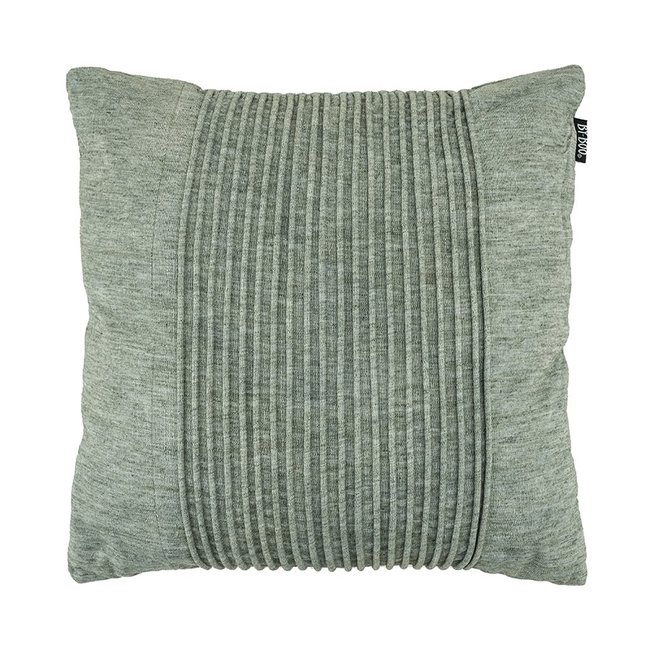 By Boo By-Boo Kussen Lineas 45x45 cm - Stijlvol groen sierkussen